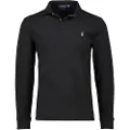 Ralph Lauren for man. 710680790045 Custom Slim Fit Polo shirt black (L), Casual, Cotton, Long sleeve