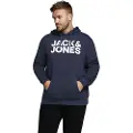 Jack & jones Crop Logo Pluse Size Hettegenser