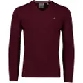 Gant Superfine Lambswool V-hals Genser