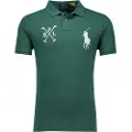 Ralph Lauren for man. 710978082001 Custom Slim Fit Polo shirt with Big Pony green (L), Casual, Cotton, Short sleeve