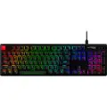 HyperX Alloy Origins - Tastatur - bakgrunnsbelyst - USB - USA - tastsvitsj: HyperX Aqua - svart