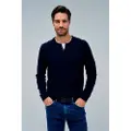Salsa Jeans Henley Regular Fit Genser