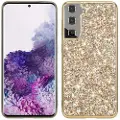 Mtp Products Samsung Galaxy S24+ Glitter Series Hybrid-deksel - Gull