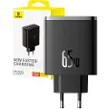 Baseus Os-cube Pro 65w Usb-a-og Usb-c-vegglader