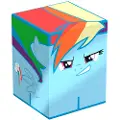 Squaroes Min Lille Ponni Vennskap Er Ren Magi Rainbow Dash Mlp004 Kortstokkeske