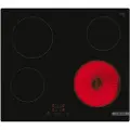 Bosch Serie | 4 PKE611BA2E - Keramisk komfyrtopp - 4 plater - Nisje - bredde: 56 cm - dybde: 49 cm - uten ramme - svart