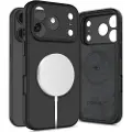 Tech-Protect iPhone 17 Pro Tech-Protect flytende silikon-deksel - MagSafe-kompatibel - Svart