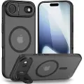 Tech-Protect iPhone Air MagStand MagSafe Deksel - matt svart