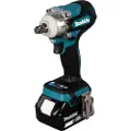 Makita DTW300RTJ - Støtskiftenøkkel - trådløs - 4 hastigheter - 1/2 firkantdrev - 580 N·m - 2 batterier - 18 V