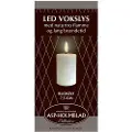 Asp-Holmblad LED-voks kubbeklys