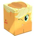 Squaroes Min Lille Ponni Vennskap Er Ren Magi Applejack Mlp008 Dekkboks