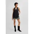 Hugo Boss for woman. 50540370 Dembrolai dress black (5XL), Casual, Cotton, Sleeveless / Straps