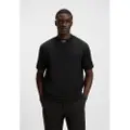 Hugo Boss for man. 50551139 Collar Zone T-shirt black (4XL), Casual, Cotton, Short sleeve