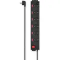 Hama 223160 6 Stikkontakter Med Bryter Skjøteledning 1.4 M