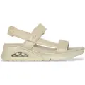 SKECHERS for woman. 120016 Uno-Basically Pretty off-white sandals (40), Beige, 1 to 3 cm, Velcro, Casual