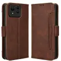 Mtp Products Asus Zenfone 11 Ultra Lommebok-deksel med Kortholder - Brun