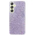 Mtp Products Samsung Galaxy S24+ Glitter Flakes TPU-deksel - Lilla
