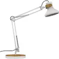 Unilux Baya Bamboo LED lampe, hvit/bambus