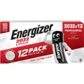 Energizer Knapcellebatteri, Energizer Lithium, CR2032, 12 stk
