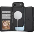 Tech-Protect iPhone Air Tech-Protect 2-i-1 lommeboketui - kompatibel med Magsafe - svart