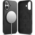 Ringke iPhone 17 Liquid Silicone MagSafe Deksel - Svart