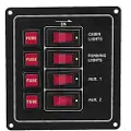 PLASTIMO Panel For 4-polet Sikring