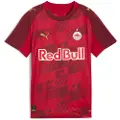 Puma FC Red Bull Salzburg 25/26 Third Jersey Youth, Clothing, Dark Cherry/Metallic Gold, 5-6Y