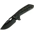 Reate Terminator TX228 foldekniv, Full Black Titanium, DLC