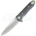 Artisan Cutlery Shark Framelock CPM S35VN foldekniv, gold/blue