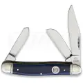 Rough Ryder Stockman Blue Smooth Bone pocket knife