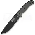 ESEE Model 6, black/black, OD green plastic sheath