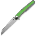 Kansept Knives Arcus Framelock Stonewashed Ti/Green G-10 foldekniv
