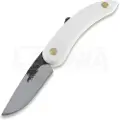 Svörd Peasant foldekniv, hvit