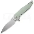 CJRB Agave Linerlock Jade G10 foldekniv