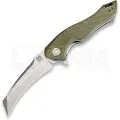Artisan Cutlery Eagle Linerlock D2 foldekniv, grønn