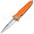 Artisan Cutlery Hornet Linerlock D2 foldekniv, oransje