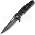 Artisan Cutlery Interceptor Linerlock D2 foldekniv, black/black