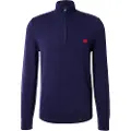 Hugo Boss San Quintus C Genser Med Halv Glidelås