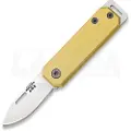 Bear & Son Small Slip Joint foldekniv, gul