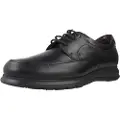 Fluchos for man. F0602_SOFT_NEGF F0602_soft_brnu soft bristol black shoes (45), Leather, Laces, Casual