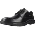 Fluchos for man. F1304 Magnus black leather shoes (40), Flat, Laces, Casual