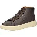 Blauer.USA for man. F5BUCK08 Buck leather trainers brown (43), Flat, Laces, Casual