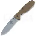 ESEE Zancudo foldekniv, coyote brown