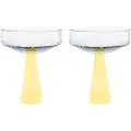 Brut Homeware Brut HomewareCoupe Claude 2-pakningBlåVinglassFra Homeroom