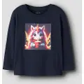 Name it Printet Langermet Topp