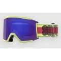 Smith Squad XL Serpentine Lined Up Briller gul