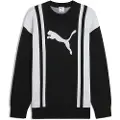 Puma FUTURE..ARCHIVE Relaxed Knitted Sweater Unisex, Clothing, Black/White, L