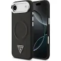 GUESS iPhone Air Triangle Logo-deksel - MagSafe-kompatibel - Svart