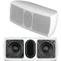 Omnitronic 11036909, Full rekkevidde, Koblet med ledninger (ikke trådløs), 15 W, 120 - 22000 Hz, 8 O, Hvit