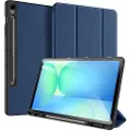 DUX Samsung Galaxy Tab S10 FE+ Dux Ducis Domo Tri-Fold Smart Folio-etui - Blå